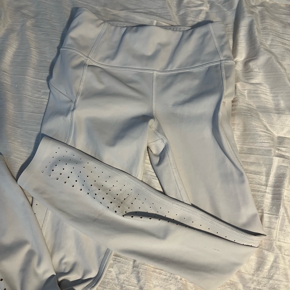 Athleta Light White Leggings